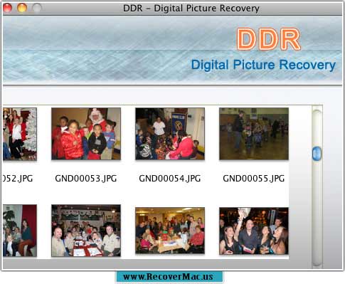 Screenshot of Recover Mac Data Photos