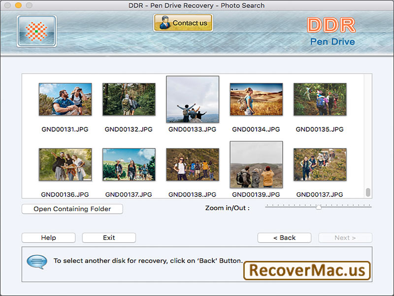 Screenshot of Mac Mobile Phone Recovery Software
